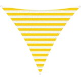  Jedro za sunce Žuta i bijela 2 x 2 x 2 m 100% poliester Oxford | shoptok.hr