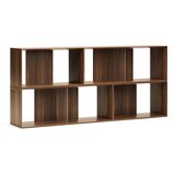 Kave Home Smeđi modularni sustav polica 4 kom u dekoru oraha 168x76 cm Litto – | shoptok.hr