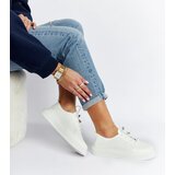 Gemre White perforated Laytonville sneakers | Shoptok.si