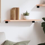  Zidna polica 60 x 20 x 2 cm od neobrađene masivne hrastovine | Eponuda.ba