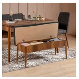 Hanah home trpezarijski set vina 1053 anthracite walnut Cene
