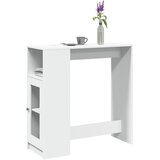 Barski stol s držačima bijeli 101x40x103,5 cm drveni | shoptok.hr