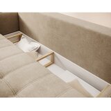 ELTAP Svjetlo smeđa baršunasti sklopiva/s prostorom za odlaganje sofa 242 cm Weltton – | shoptok.hr