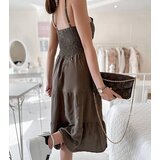 Gemre Green flared dress Yvon | shoptok.hr