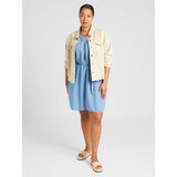 Only Carmakoma Obleka 'LAURA' moder denim | Shoptok.si
