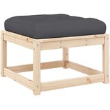 Maison Chic Vrtni stolček - Vrtni stoli za noge z blazino trdna borovina JS1058, (21879078) | Shoptok.si