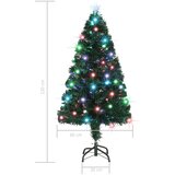  Osvijetljeno božićno drvce sa stalkom i LED 120 cm optička vlakna | shoptok.hr
