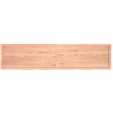  Kupaonska radna ploča svjetlosmeđa 220x50x(2-6) cm masivno drvo | shoptok.hr