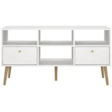 Bijela TV komoda 117x61 cm Bodo –