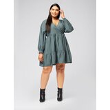 Guido Maria Kretschmer Curvy Obleka 'Lanea' zelena | Shoptok.si