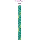 vidaXL Vrv za čoln zelena 2 mm 500 m polipropilen | Shoptok.si