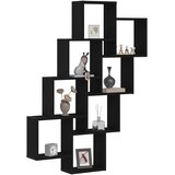  Polica na zidu Crni hrast 90 x 15 x 119,5 cm Konstruirano drvo | shoptok.hr