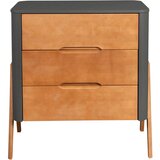Troll nursery® komoda torsten™ seal grey/teak | shoptok.hr