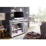 MID.YOU računalniška miza leseni material bela | Shoptok.si