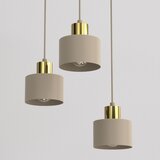  Luster PARKLA na sajli 3xE27/15W/230V bež/zlatna | Eponuda.com