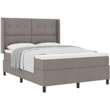  Krevet s opruga kutije Sivo-smeđa 200 x 140 cm tkanina | shoptok.hr