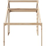 Krov za dječji krevet 198 x 87 x 113 cm od masivne borovine | shoptok.hr