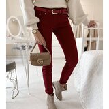 Gemre Burgundy fabric trousers Chevrette | Shoptok.si