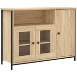  Komoda boja hrasta sonome 100 x 35 x 75 cm konstruirano drvo | shoptok.hr