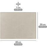 Wenko Bež gumena podloga za ocjeđivanje posuđa 40x30 cm Maxi – | shoptok.hr