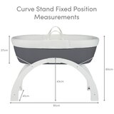 Shnuggle Dreami Moses košara sa stalkom i madracem - Grey | shoptok.hr