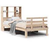 vidaXL Knjižna postelja brez vzmetnice 90x200 cm trdna borovina, (21610402) | Shoptok.si