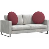  Jastučići za sjedenje 2 pcs Vinska crvena Ø80 x 29 cm tkanina | Eponuda.com