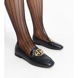 Gemre Black loafers with gold embellishment Bergeron | Shoptok.si