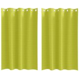  Zavjese za blackout s prstenovima 2 pcs Zelena 175 x 140 cm | Eponuda.com