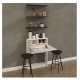 Hanah home preklopni sto bracked carrara marble | ePonuda.com