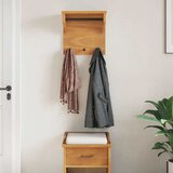  Zidna vješalica za kapute SANDNES 43x30x42 cm Masivno drvo bor | shoptok.hr