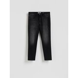 Reserved Slim traperice isprana izgleda - siva | shoptok.hr