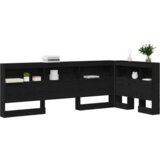  Skladiščni naslon Črna Orehovina 100 cm Konstruiran les, (5000142526) | Shoptok.si