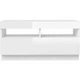 vidaXL TV ormarić s LED svjetlima visoki sjaj bijeli 80 x 35 x 40 cm | shoptok.hr
