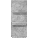  Polica za časopise s policom Betonski sivi 51 x 11 x 102 cm | shoptok.hr