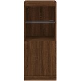  Komoda s LED svjetlima boja smeđeg hrasta 41x37x100 cm | shoptok.hr