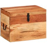 Furnova Škatla za shranjevanje 39x28x31 cm trden akacijev les, (21956135) | Shoptok.si