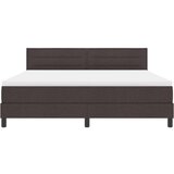  Postelja boxspring z vzmetnico Temno rjava 180 x 200 cm blago, (5000127134) Slike