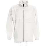 VJETROVKA S KAPULJAČOM ZIP UNISEX B&C SIROCCO BIJELA S
