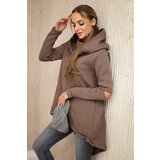 Kesi Insulated sweatshirt with a longer mocha back | shoptok.hr