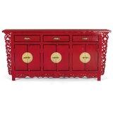 GINER Y COLOMER Omarica s 6 vrati in 3 predali iz mangovega lesa, (22147819) | Shoptok.si