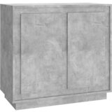 Maison Chic Komoda - Predalnik betonsko siva 80x34x75 cm inženirski les, (21718363) | Shoptok.si