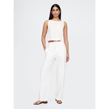 GAP Linen Straight Trousers - Women's | shoptok.hr