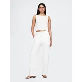 GAP Linen Straight Trousers - Women's