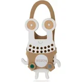 Big Wooden Lacing Toy Crab Goggly aktivnostna igrača 20 cm x 13 cm x 0,7 cm 1 kos