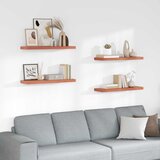  Polica na zidu 4 pcs Crvena 80 x 23,5 x 4 cm Konstruirano drvo | shoptok.hr