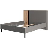 MID.YOU POSTELJA 180 cm x 200 cm , leseni material barve grafita, črna, hrast artisan | Shoptok.si