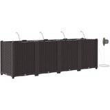  Vrtna saksija 4 pcs Smeđa 160 x 40 x 52 cm Plastika | Eponuda.com