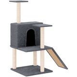  Penjalica za mačke sa stupovima za grebanje tamnosiva 109 cm | shoptok.hr