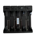 OXE Polnilec baterij 18650 / 26650 / 21700 / 16340 / 14500 / 10440, 4 vrata | Shoptok.si